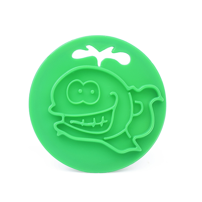 Масса для лепки набор Roller - Роллер, трехсторонний ролик, 2 штампа, 2 пакетика с тестом