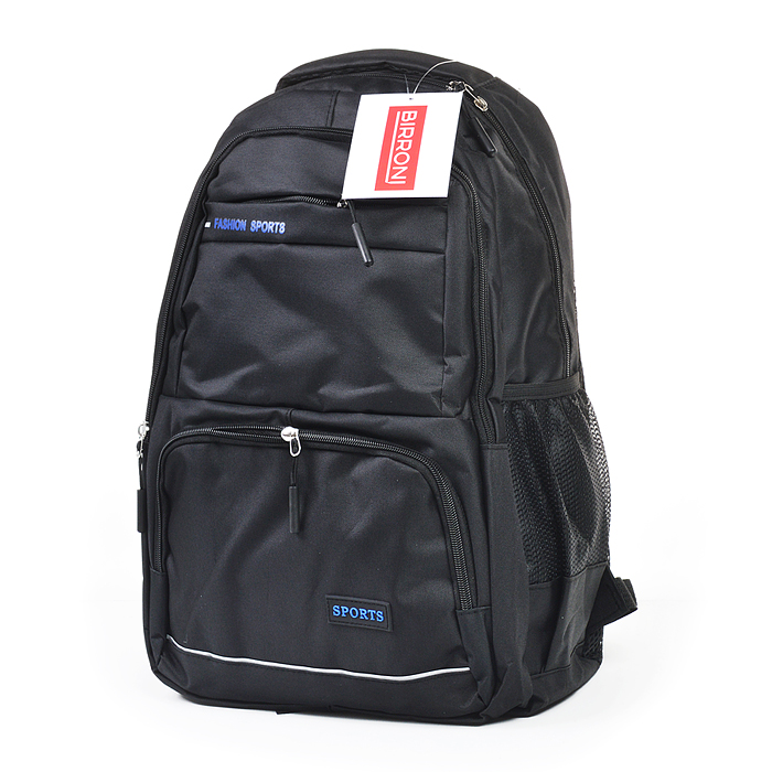 Рюкзак черный BI-03-046 BIRRONI 32х16х48 см