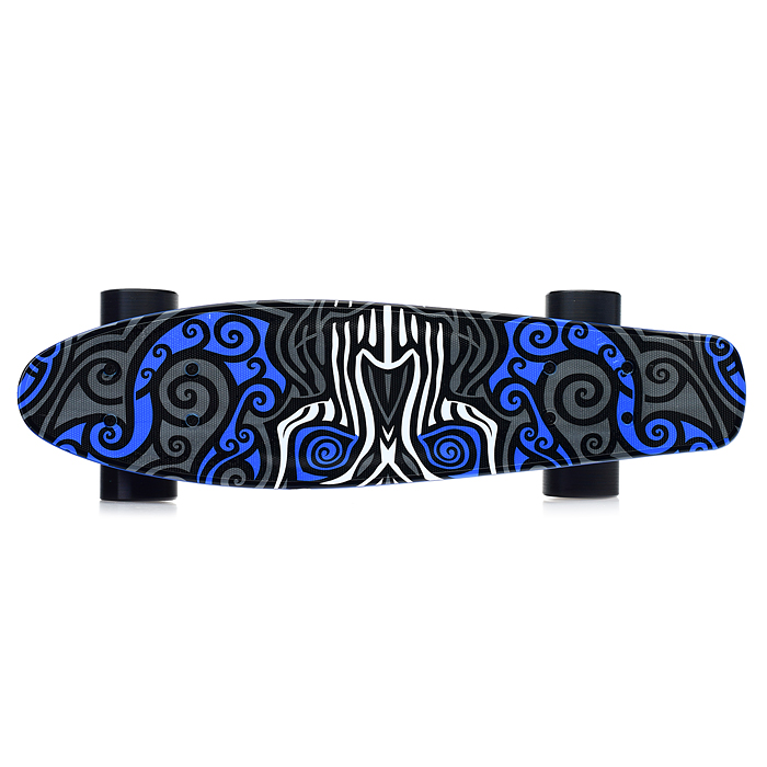 Скейтборд подростковый ROCKET 57x15 см,колеса PU