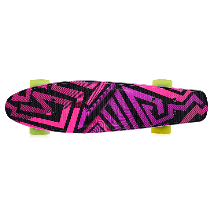 Скейтборд подростковый ROCKET 57x15 см,колеса PU