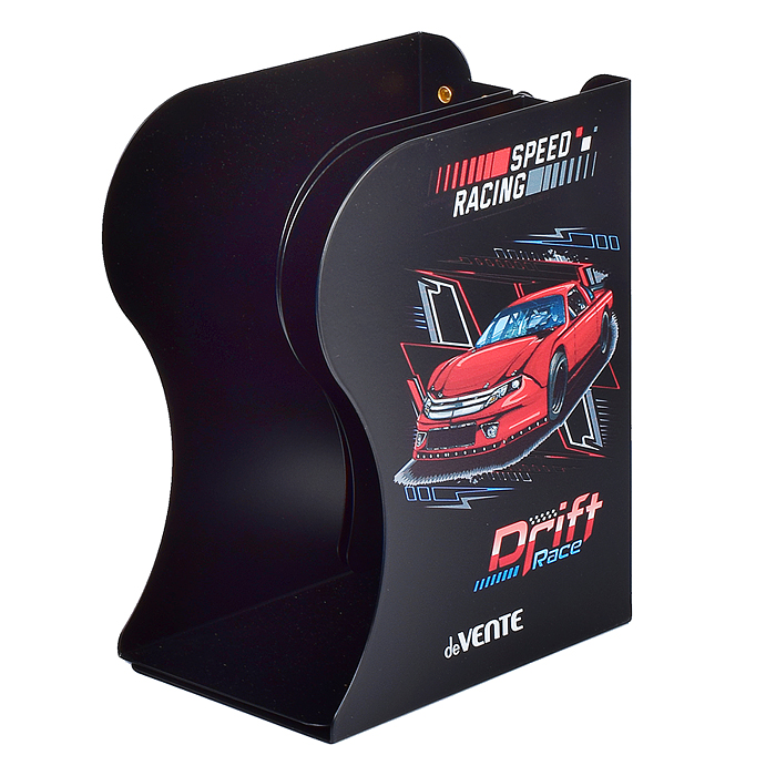 Фото к товару Подставка для учебников и книг "Racing" 19x14,7x9 см, металлическая, телескопическая, окраш Подставка для учебников и книг "Racing" 19x14,7x9 см, металлическая, телескопическая, окраш