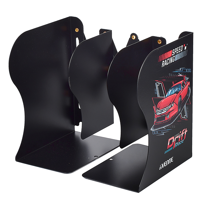 Фото к товару Подставка для учебников и книг "Racing" 19x14,7x9 см, металлическая, телескопическая, окраш Подставка для учебников и книг "Racing" 19x14,7x9 см, металлическая, телескопическая, окраш