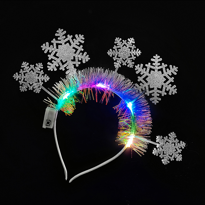 Фото к товару Ободок карнавальный S2083 "Снежинки" Ободок карнавальный S2083 "Снежинки"