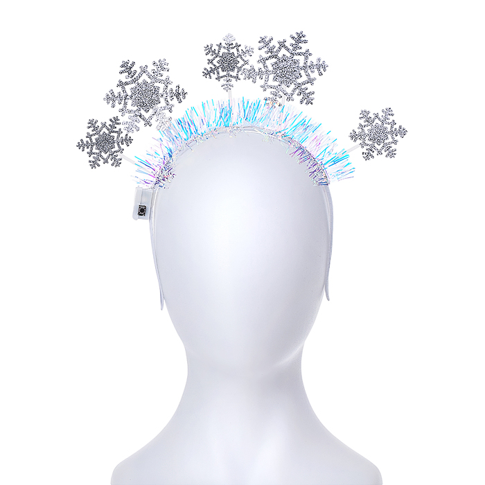 Фото к товару Ободок карнавальный S2083 "Снежинки" Ободок карнавальный S2083 "Снежинки"