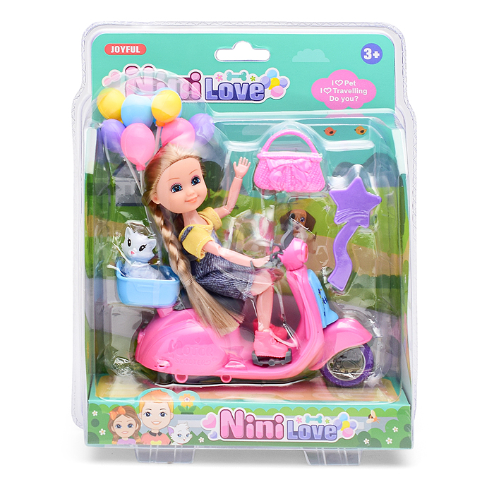 Кукла 53841 с аксессуарами, на листе