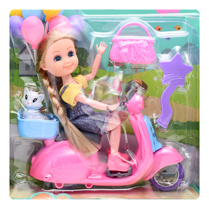 Кукла 53841 с аксессуарами, на листе