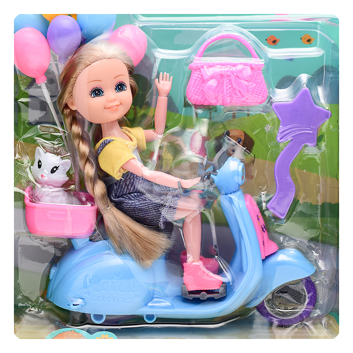 Кукла 53841 с аксессуарами, на листе