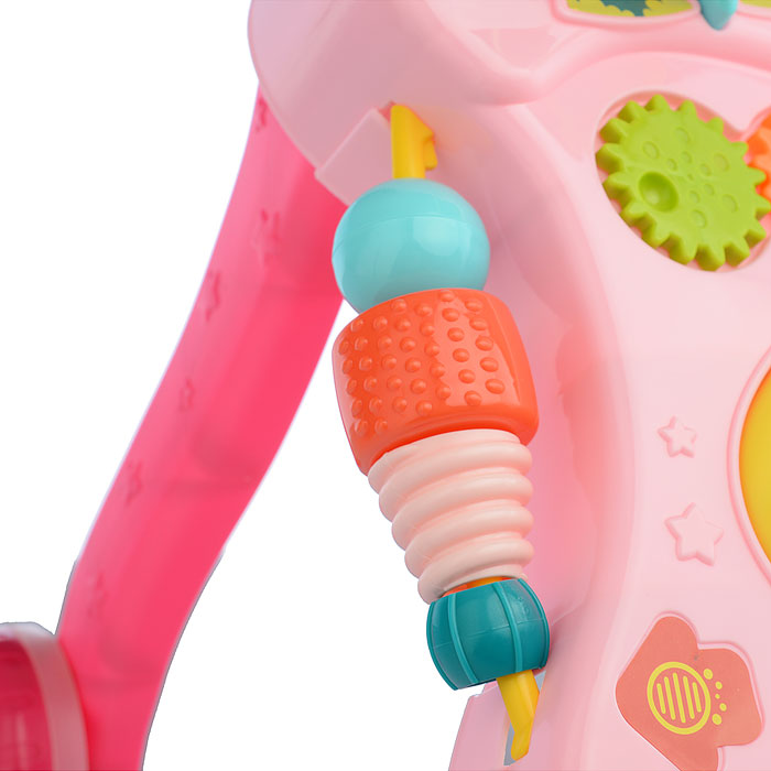 Фото к товару Игровой центр-Каталка HE0823 "Веселые шаги" розовый, в коробке Игровой центр-Каталка HE0823 "Веселые шаги" розовый, в коробке