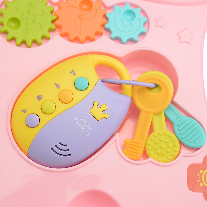 Фото к товару Игровой центр-Каталка HE0823 "Веселые шаги" розовый, в коробке Игровой центр-Каталка HE0823 "Веселые шаги" розовый, в коробке