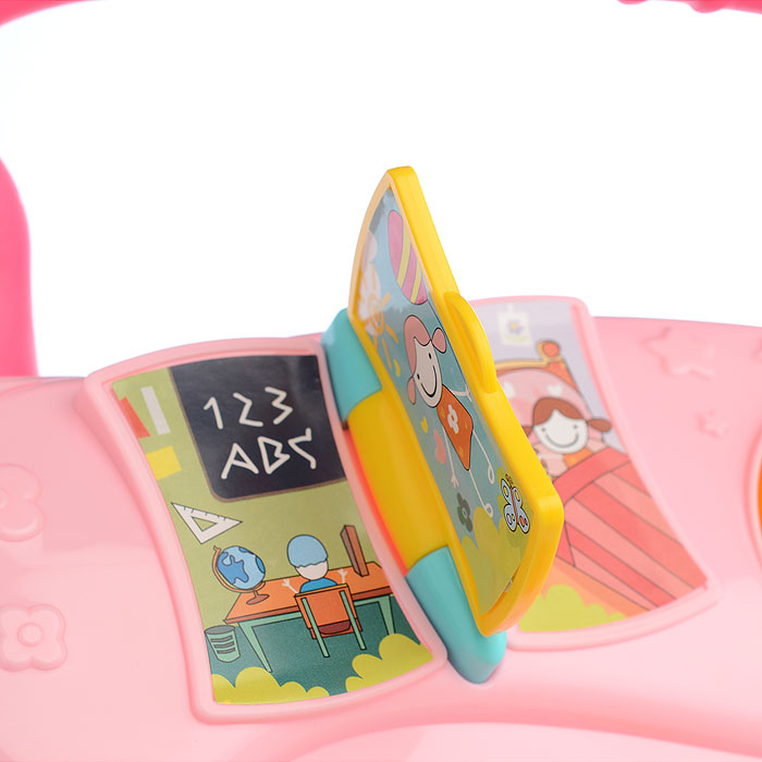 Фото к товару Игровой центр-Каталка HE0823 "Веселые шаги" розовый, в коробке Игровой центр-Каталка HE0823 "Веселые шаги" розовый, в коробке