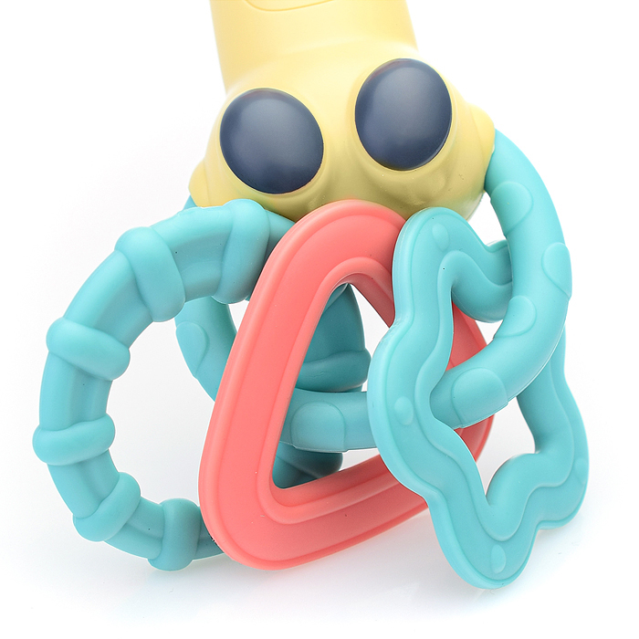 Погремушка Y0014-3 "Львенок" на батарейках, в коробке