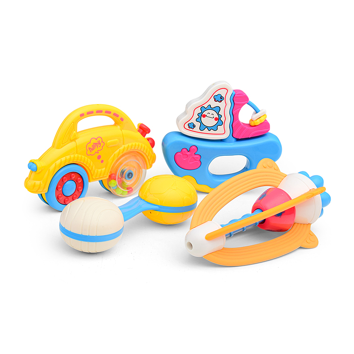 Фото к товару Набор погремушек Y0043 "Путешествие" в пакете Набор погремушек Y0043 "Путешествие" в пакете