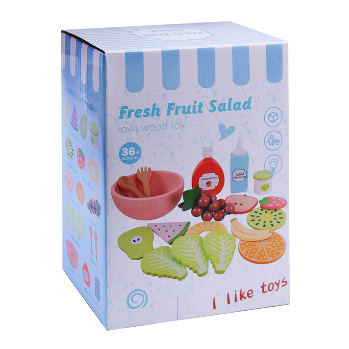 Фото к товару Набор посуды D1587 "Время фруктов" с продуктами, в коробке Набор посуды D1587 "Время фруктов" с продуктами, в коробке