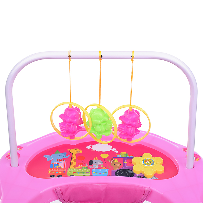 Фото к товару Ходунки 902-A-1 "Птички" розовые, в пакете Ходунки 902-A-1 "Птички" розовые, в пакете