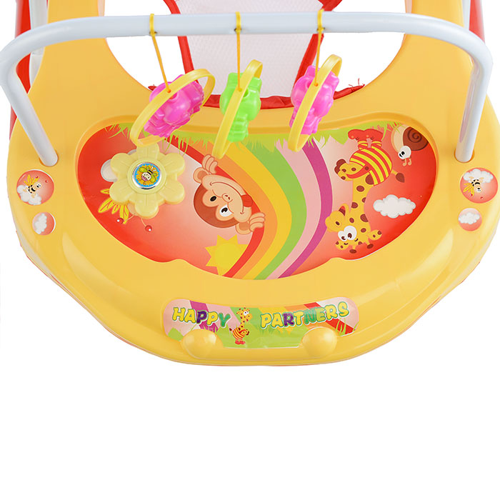 Фото к товару Ходунки 902-A-4 "Птички" оранжевые, в пакете Ходунки 902-A-4 "Птички" оранжевые, в пакете