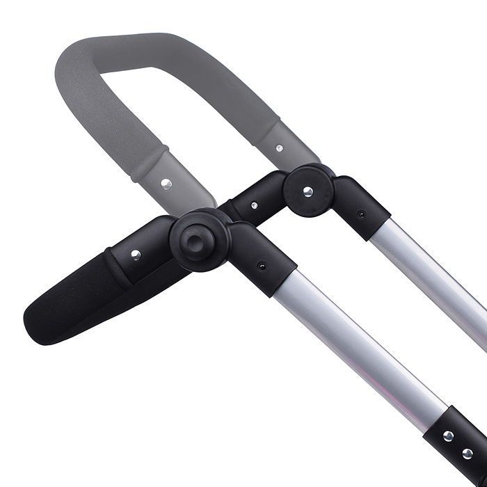 Фото к товару Коляска для кукол 9695A металлическая, регулируемая ручка, с корзиной, цвет розово-бородовый Коляска для кукол 9695A металлическая, регулируемая ручка, с корзиной, цвет розово-бородовый