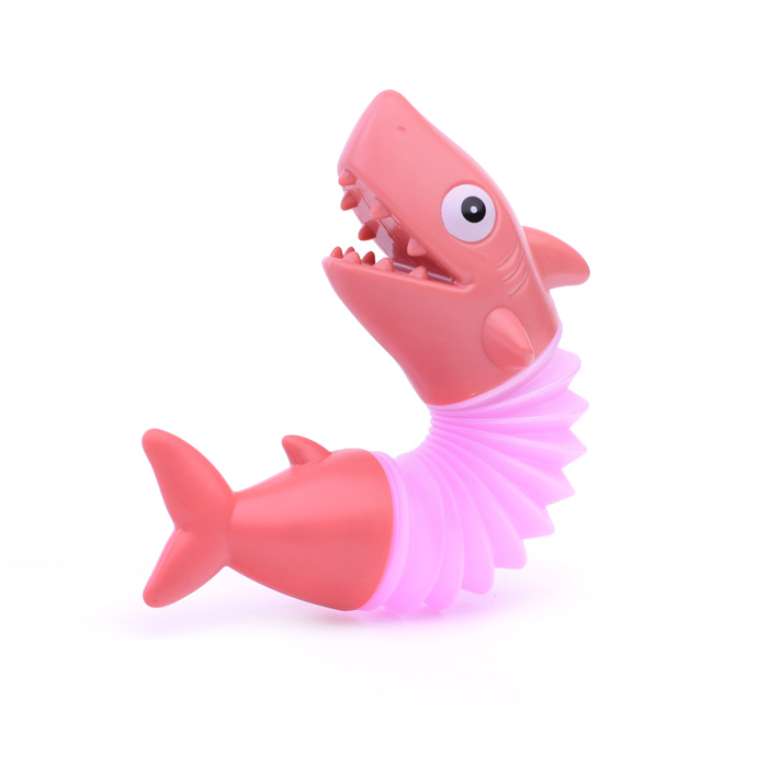 Игрушка-антистресс SS-7028 "Светящийся акулёнок" в коробке