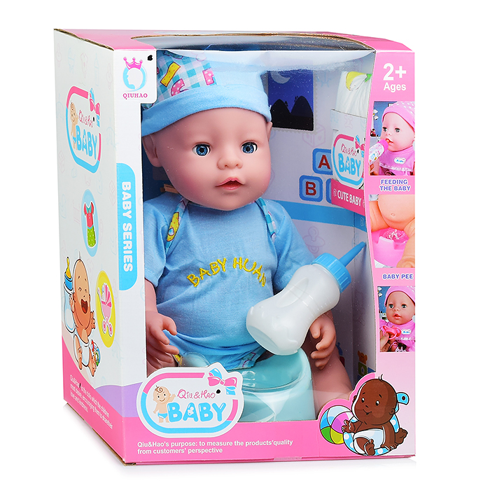 Пупс QH6046-20 с аксессуарами, в коробке