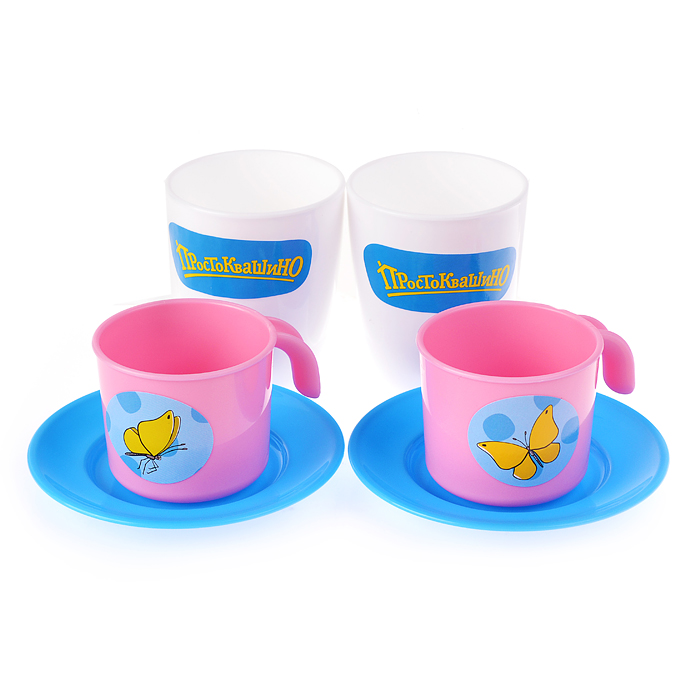 Набор детской посуды "Простоквашино" (26 элементов) (в коробке)