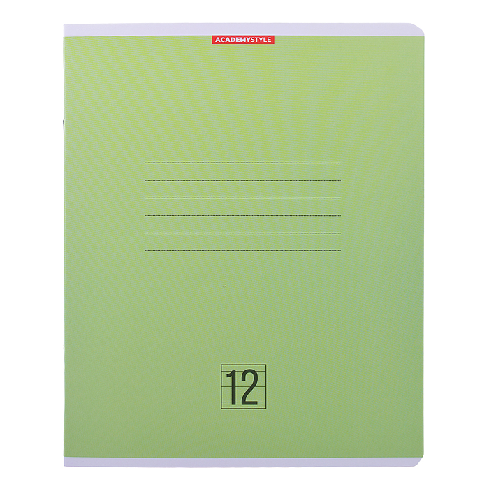 Тетр 12л  А5 линия  обл карт ВД лак Однотононный микс