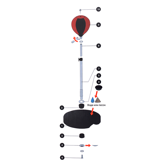 Детский набор Бокс R0124 "Чемпион" в коробке