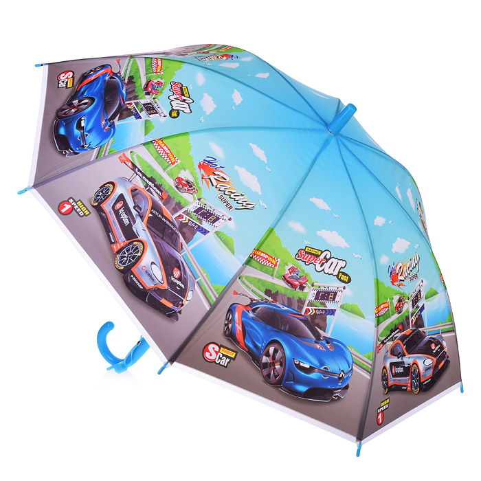 Зонт детский 00-2625 "Супер гонка" вид 2 (48,5 см)