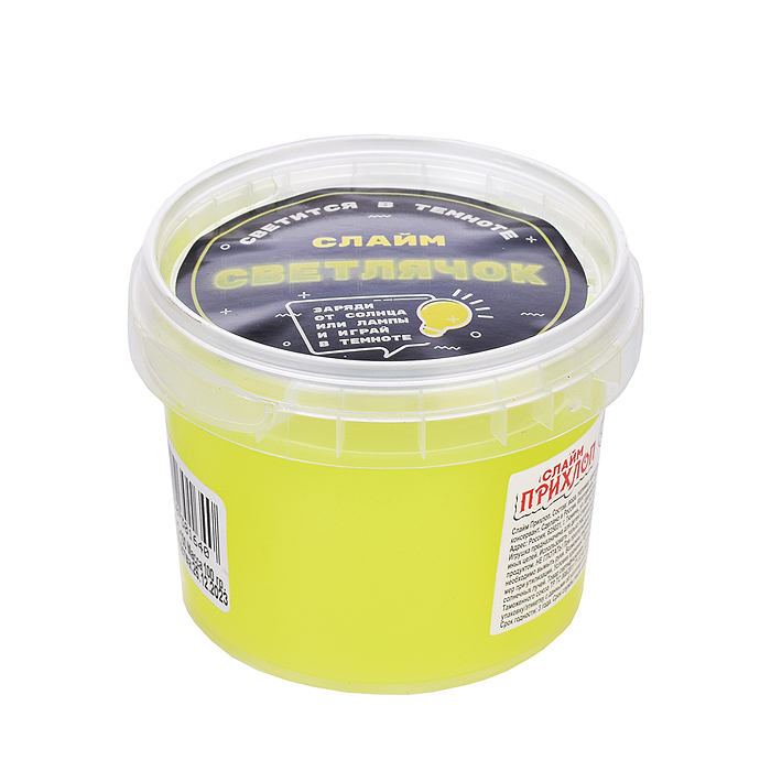 Слайм Светлячок, желтый 100 гр.