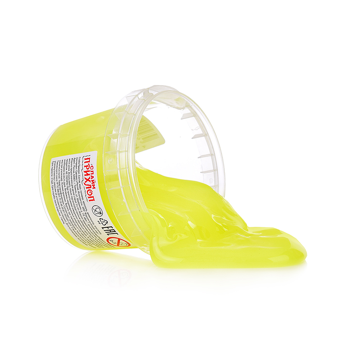 Слайм Светлячок, желтый 100 гр.