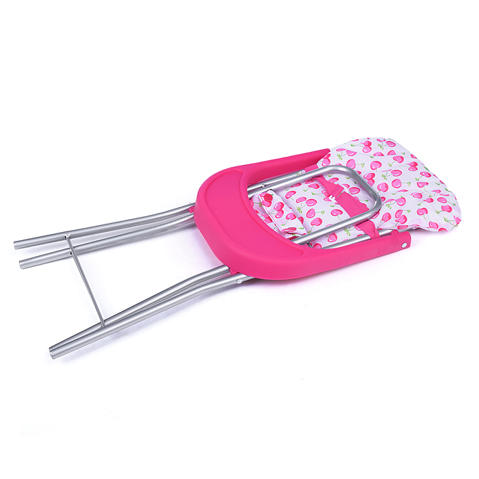 Стульчик для кормления кукол 9331 игрушечный, цвет вишенки на белом