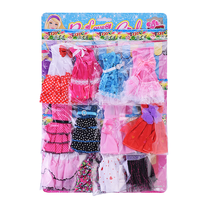 Одежда для куклы 138A2 "12 образов" на листе
