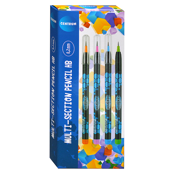 Фото к товару Карандаш чернографитный сегментный-выдвижной, цвет корпуса ассорти. Карандаш чернографитный сегментный-выдвижной, цвет корпуса ассорти.