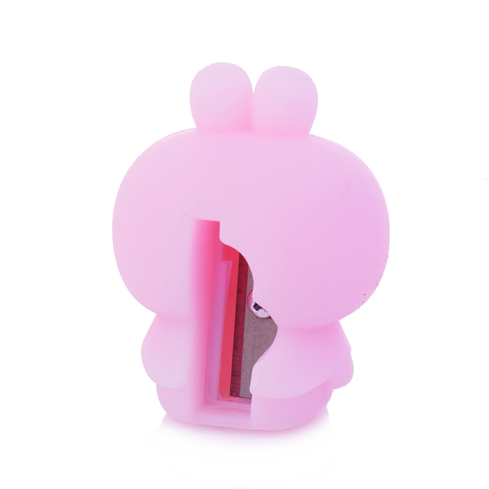 Точилка "Кролик" два дизайна ассорти, высота 4 см, в индивидуальной пластиковой упаковке, в дис