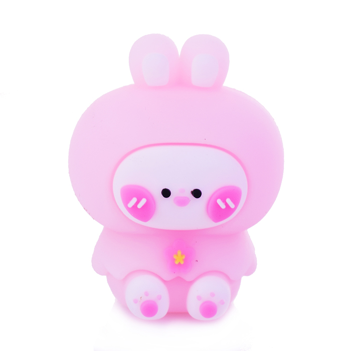 Точилка "Кролик" два дизайна ассорти, высота 4 см, в индивидуальной пластиковой упаковке, в дис