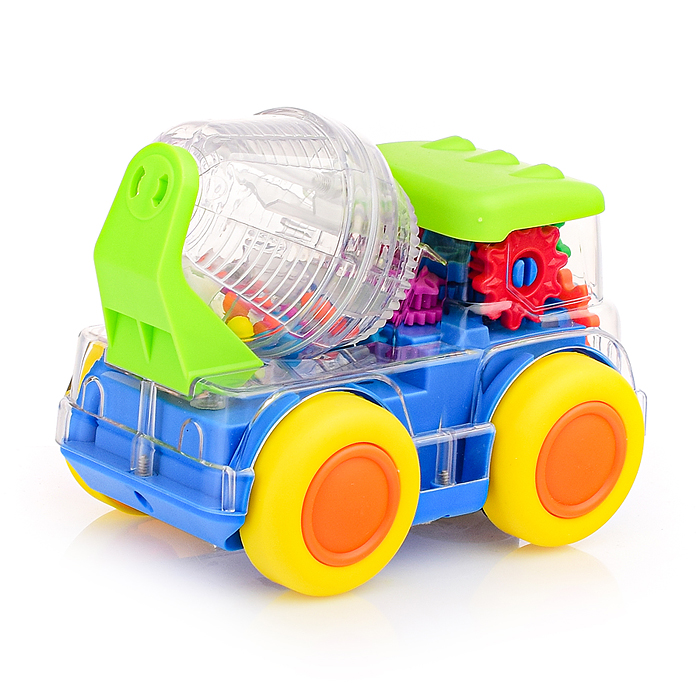 Машина M03-B "Бетономешалка" на батарейках, в коробке