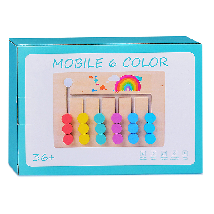 Игра развивающая D1708 "Головоломка. Радуга"