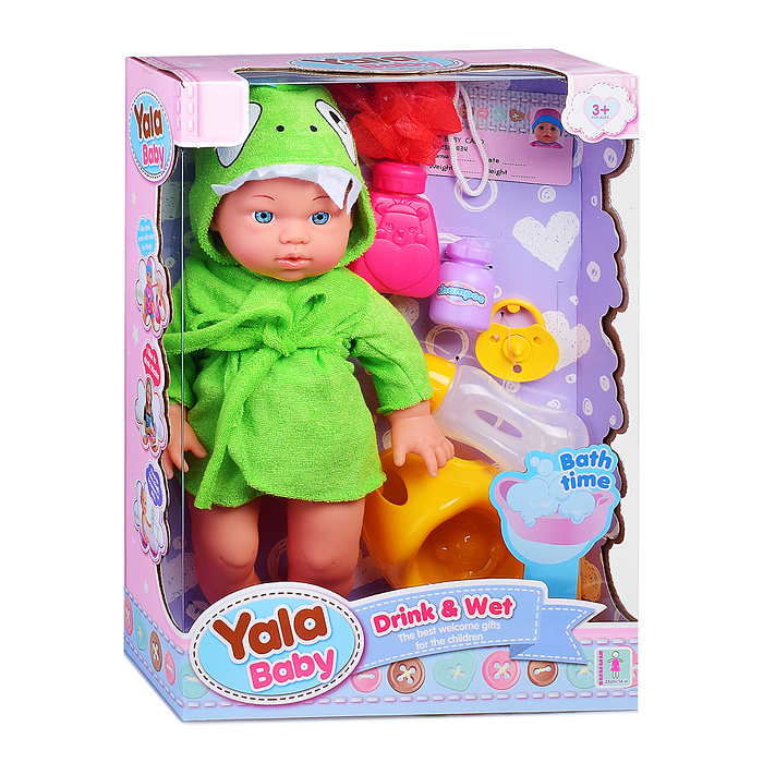 Фото к товару Пупс YL2335G-B "Максимка" с аксессуарами, в коробке Пупс YL2335G-B "Максимка" с аксессуарами, в коробке