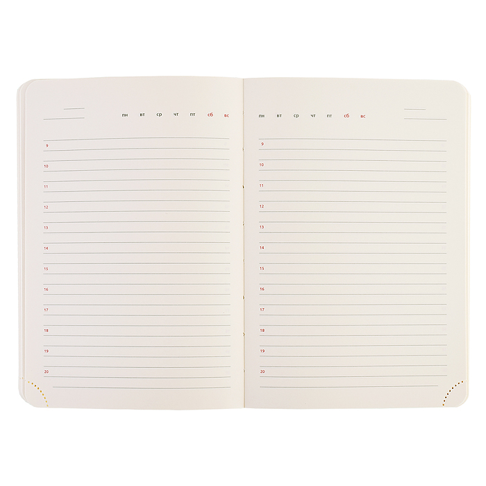 Ежедневник недатированный "I Love Cat!" B6, 272 стр, кремовая бумага 70 г/м², сиреневый