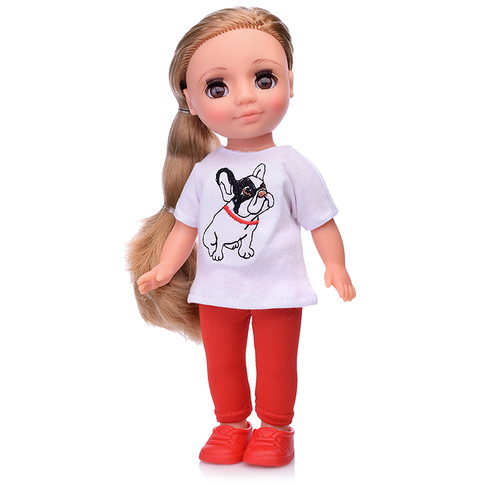 Кукла Ася с бульдожкой 