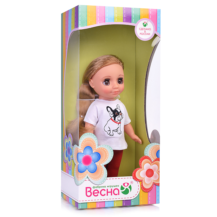 Кукла Ася с бульдожкой 