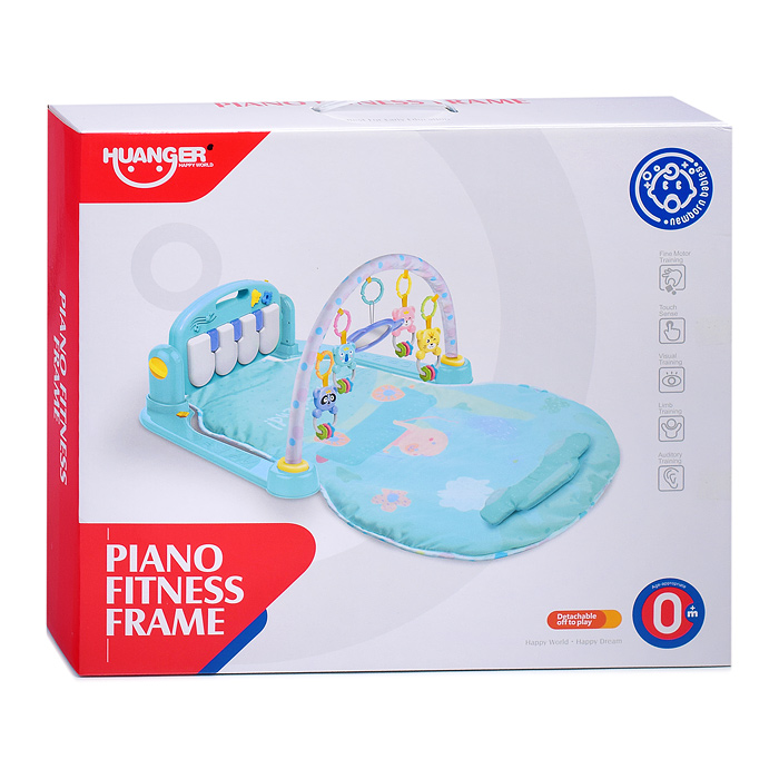 Фото к товару Коврик развивающий HE0617 "Нежность" бирюза, в коробке Коврик развивающий HE0617 "Нежность" бирюза, в коробке