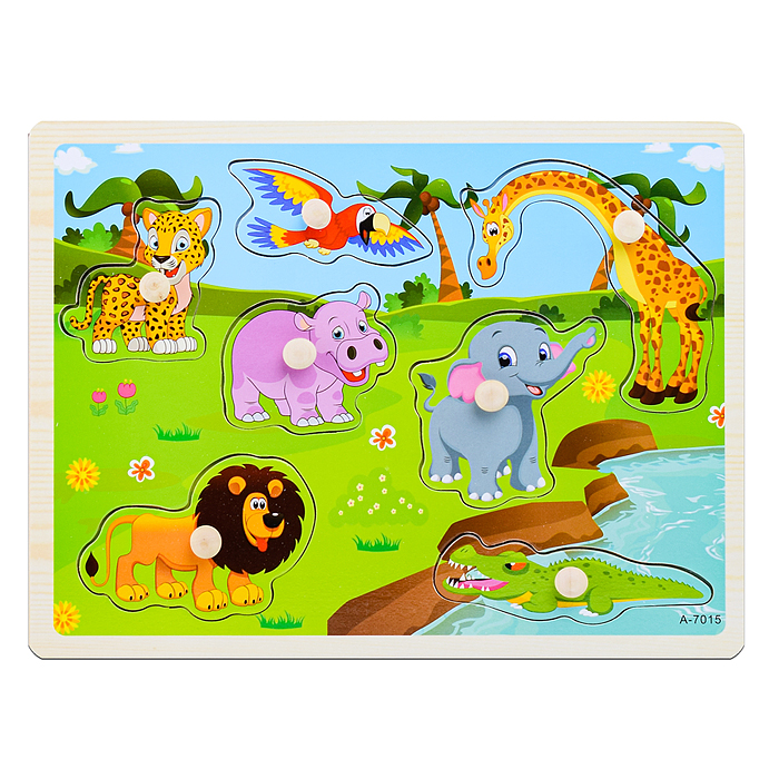 Пазл-вкладыш D1412 "Африка"