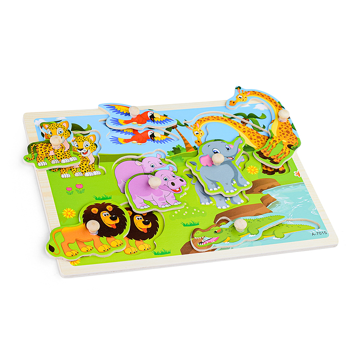 Пазл-вкладыш D1412 "Африка"