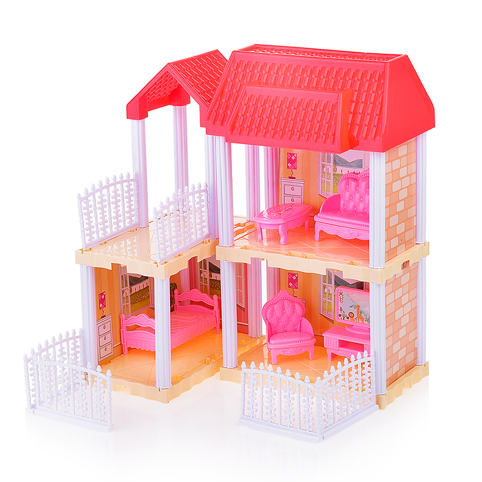Дом для кукол 666-3S "Вилла принцессы" на батарейках, в коробке