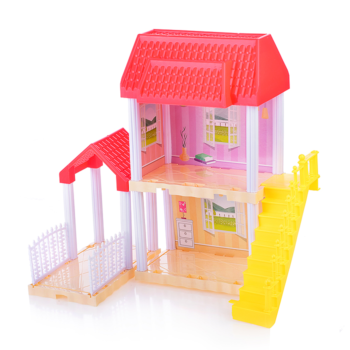 Домик для куклы 666-9S-3 "Мечта принцессы" на батарейках, в коробке