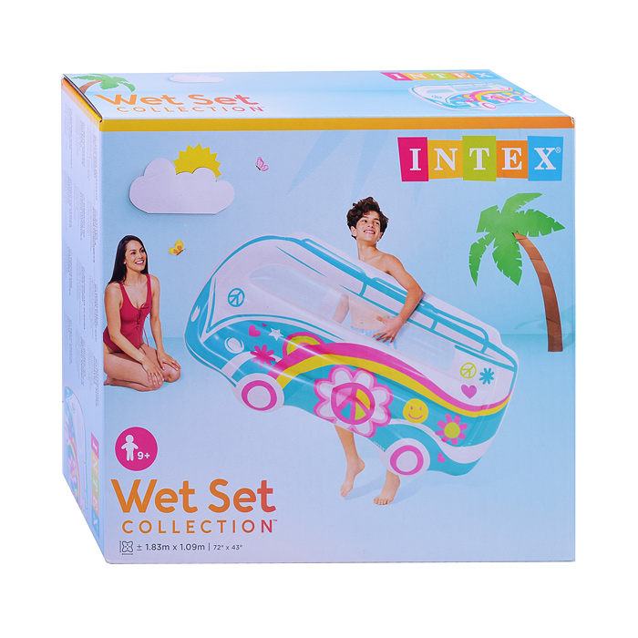 Матрас надувной "Модный фургон", 1.78mx91cmx23cm，Возраст 9+, 58728EU INTEX