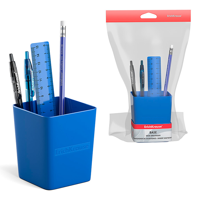 Набор настольный пластиковый Base, Classic, синий