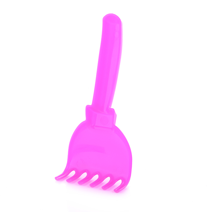 Песочный набор "Принцесса песочницы" ( 4 формочки, совок, грабли, леечка)  