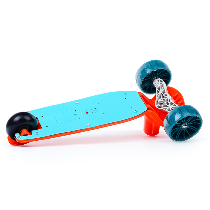 Самокат U038228Y 3-х кол., оранжевый, PU, ABEC 7, в коробке