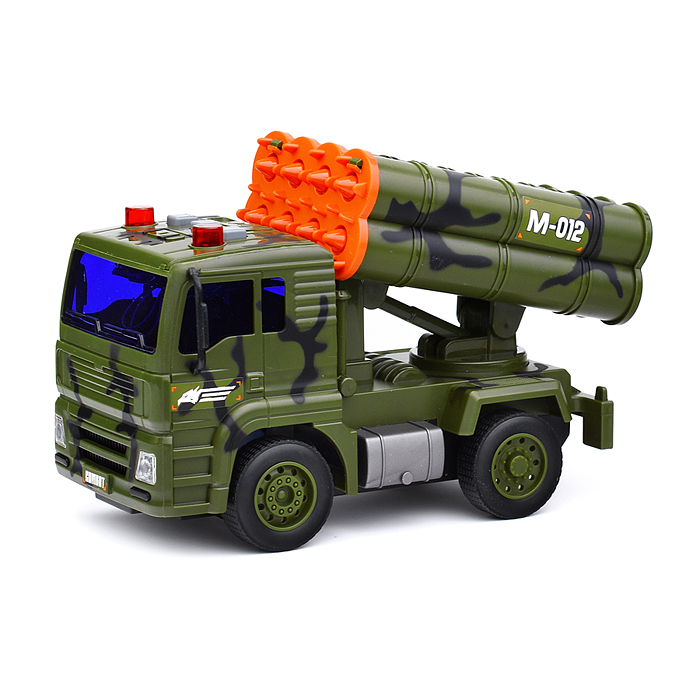 Машина WY440D "Военная техника М-012" с ракетной установкой, в коробке