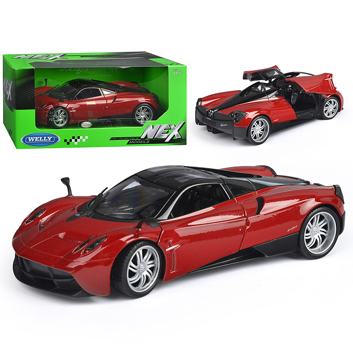 Машинка 1:24 Pagani Huayra, красный